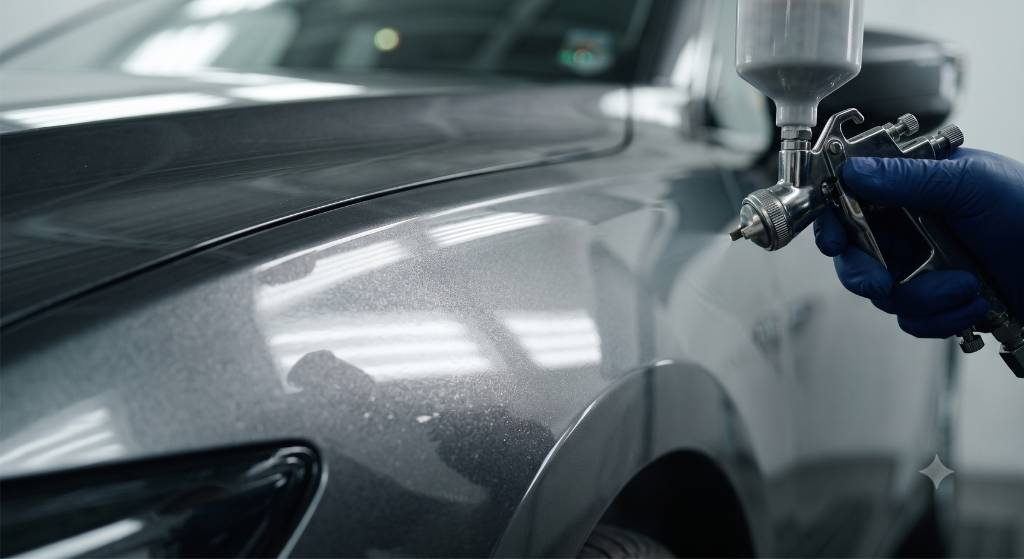 Réparation carrosserie peinture nord par unité mobile sur site